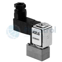 ASCO SCS385A001 - 3/2 U, FFPM , 1.5mm Orifice, 0-2.4 Bar,Rocker Mechanism, Series 385 Micro Solenoid Valves