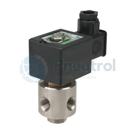 ASCO EFB320A202 115/50 - G1/4, NC, 2.4mm Orifice, Stainless Steel Body, Direct Operated Solenoid Valve