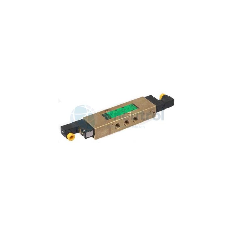 ASCO CFSC8551C520 - G1/4, 5/2 Brass, Pilot Air Operated & Return (Bistable)