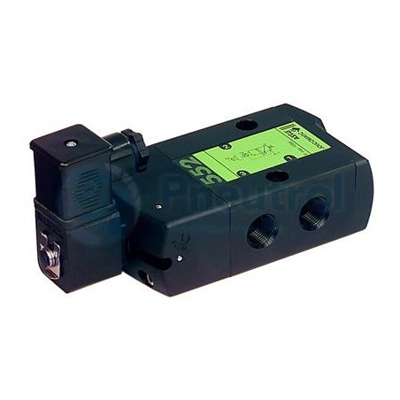 ASCO CFSC8552A505 - G3/8, 3/2 Solenoid, CNOMO Size 15, Air Piloted, Spring Return Valve (Monostable)