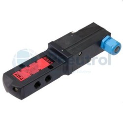 ASCO CPTV8551A697 - G1/4, 5/2 Solenoid, Air Piloted - Spring Return Valve (Monostable)