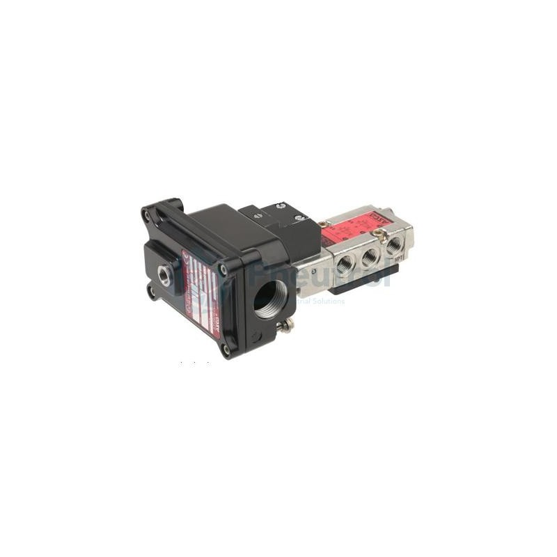 ASCO CTNK8551A213 - G1/4, 3/2 Solenoid, Air Piloted, Spring Return Valve (monostable)