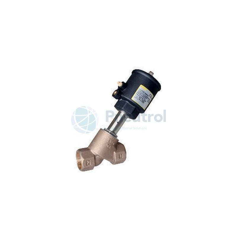 ASCO E290A039 - G1 1/4, NC, DN32, Operator Diameter 63mm, Entry Above Disc, Bronze, Series E290 Pressure Operated Piston Valve