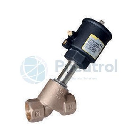 ASCO E290A039 - G1 1/4, NC, DN32, Operator Diameter 63mm, Entry Above Disc, Bronze, Series E290 Pressure Operated Piston Valve