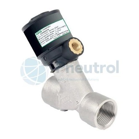 ASCO E290A393FB - G1/2, DN15, 4-10Bar Pilot Pressure, 2/2 NC, Series E290 Pressure Operated Food Grade Valves