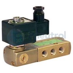 ASCO EF8551G319 - G1/4, 5/2 Solenoid, Air Piloted - Spring Return Valve (Monostable)