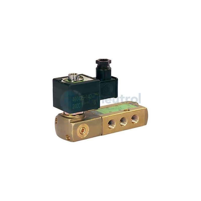 ASCO EF8551G319 - G1/4, 5/2 Solenoid, Air Piloted - Spring Return Valve (Monostable)