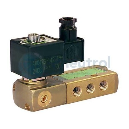 ASCO EF8551G319 - G1/4, 5/2 Solenoid, Air Piloted - Spring Return Valve (Monostable)