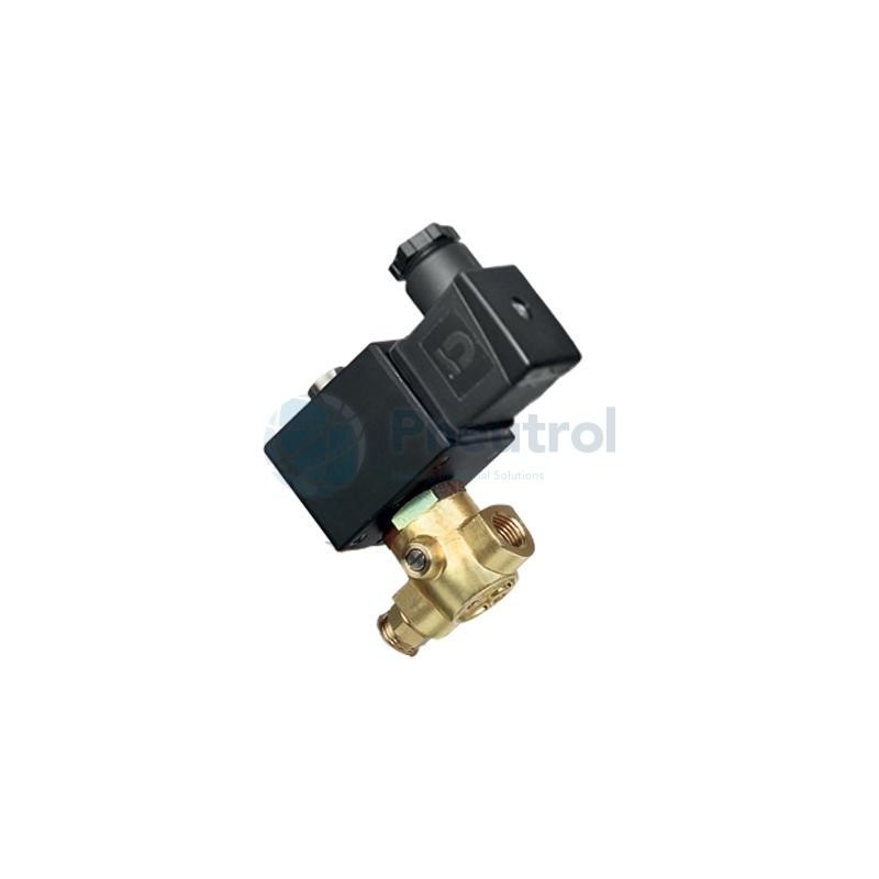 ASCO 10700261 - 2/2 NC, G1/4, Brass Body, NBR Seal, Series 374 - ASCO Pressure Operated Solenoid Pilot Valves For Series 107