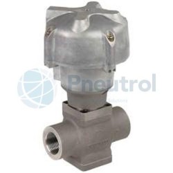 ASCO E298A007 - G1/2, NO, DN15, Operator Diameter 80mm, Series E298 Pressure Operated Stainless Steel Valves