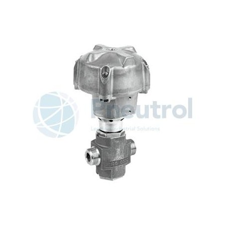 ASCO R298A613 - 2/2 NO, Orifice Size 10mm, Stainless Steel Body, PTFE, Series R298 - Pressure Operated Steam Valves External Thr