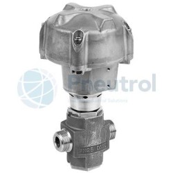 ASCO R298B613 - 2/2 NO, M25x1.5, G1/8 Pilot Connection, Stainless Steel Body, PEEK , Series R298 Pressure Operated Valve