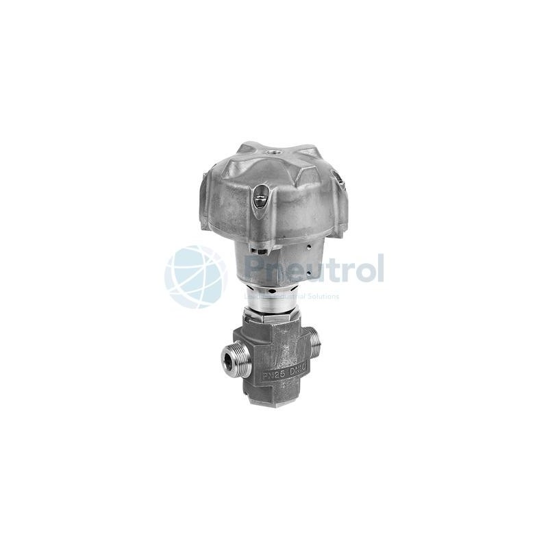 ASCO R298B613 - 2/2 NO, M25x1.5, G1/8 Pilot Connection, Stainless Steel Body, PEEK , Series R298 Pressure Operated Valve