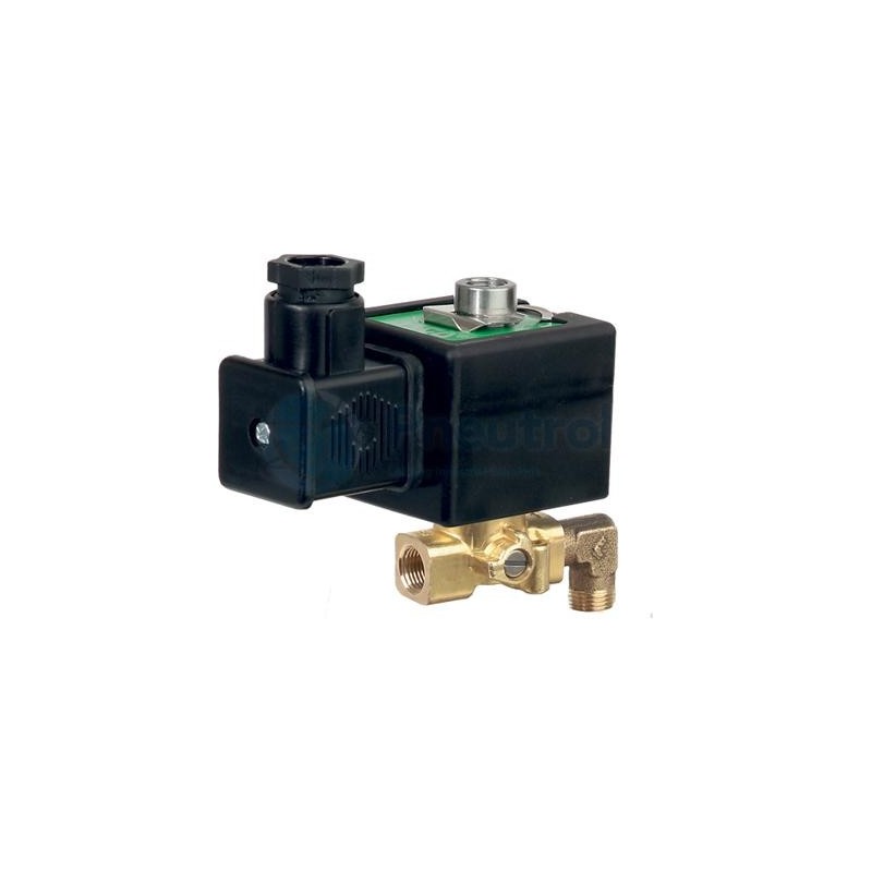 ASCO SCE374A099MS.115/50 - 2/2 NC, G1/4, Brass Body, NBR Seal, Series 374 Pressure Operated Pilot Valves