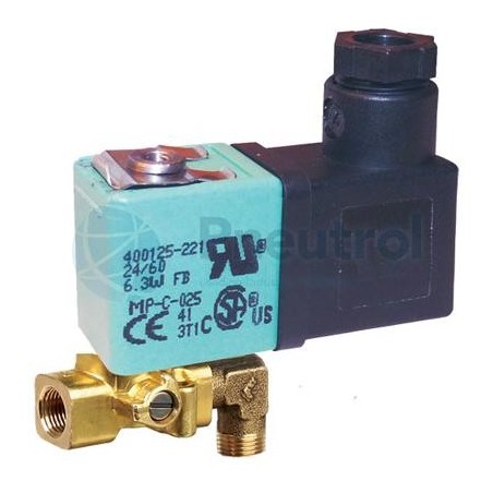 ASCO SCG356B059VMS.115/50-120/60 - 2/2 NC, G1/8, Brass Body, FPM Seal, Series 356 Pilot Pressure Operated Pilot Valves