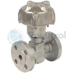 ASCO T298B037DEA0000 - DN15, NC, Stainless Steel Body, Series T298 Pressure Operated with Flanges