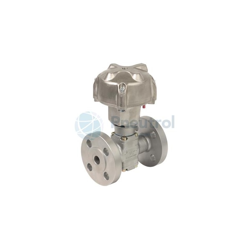 ASCO T298B037DEA0000 - DN15, NC, Stainless Steel Body, Series T298 Pressure Operated with Flanges