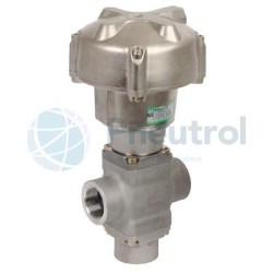 ASCO E398B26KUVA0000 - G1 1/4, Stainless Steel Body, Series E398 Pressure Operated with Threaded Ports