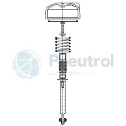 ASCO M39852671400300 - DN15, NC, Repair Kit for Series E398 Pressure Operated with Threaded Ports