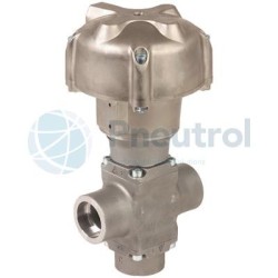 ASCO S398A001 - 3/2 Universal, DN15, Stainless Steel Body, Series S398 - ASCO Pressure Operated Valves With Weld End