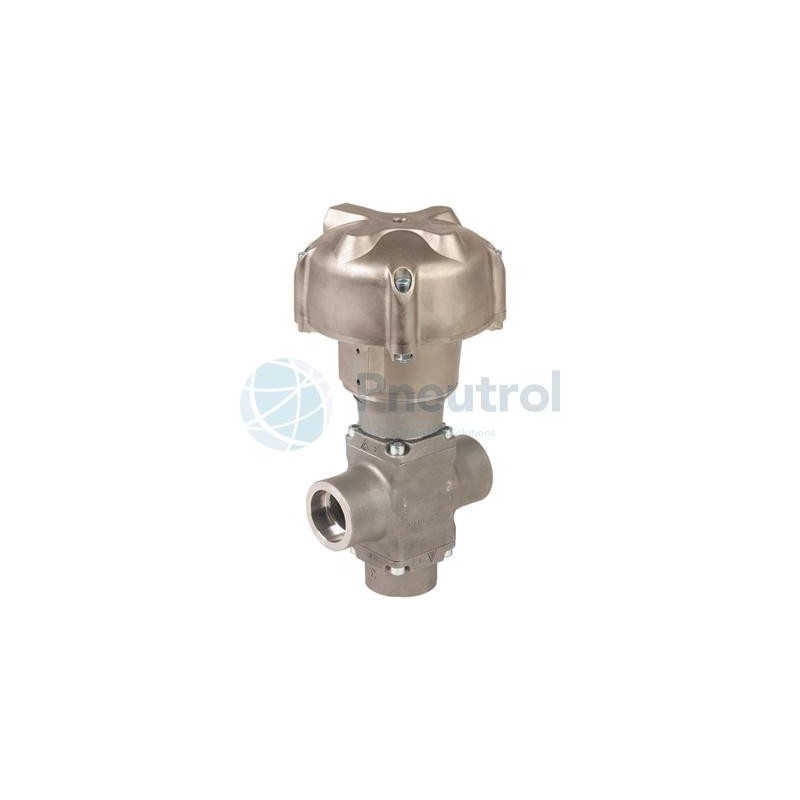 ASCO S398A001 - 3/2 Universal, DN15, Stainless Steel Body, Series S398 - ASCO Pressure Operated Valves With Weld End