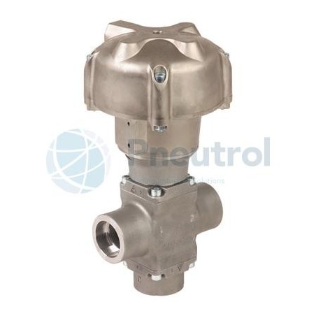 ASCO S398A001 - 3/2 Universal, DN15, Stainless Steel Body, Series S398 - ASCO Pressure Operated Valves With Weld End