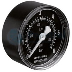 AVENTICS - R412003853 - Pressure gauge, Series PG1-SAS (PG1-ROB-G018-SAS-D40-0-1,6 BAR)