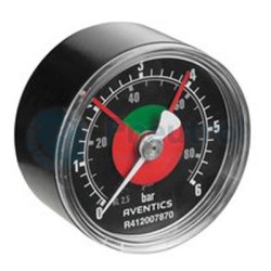 AVENTICS - R412007867 - Pressure gauge, Series PG1-SAS-ADJ (PRESSURE GAUGE .)