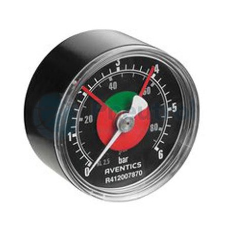 AVENTICS - R412007867 - Pressure gauge, Series PG1-SAS-ADJ (PRESSURE GAUGE .)