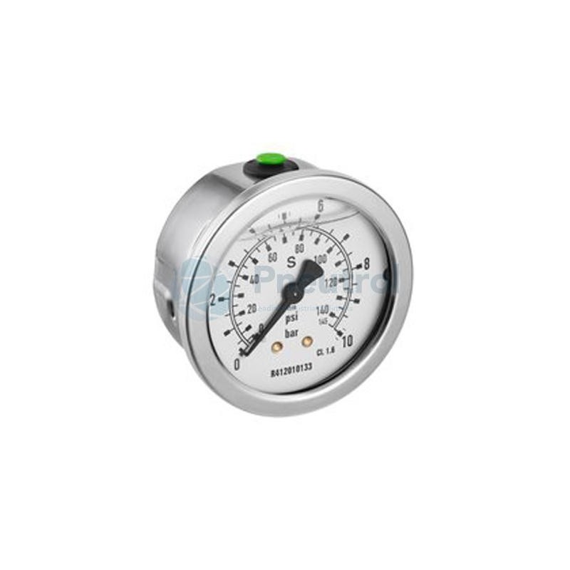 AVENTICS - R412010130 - Pressure gauge, Series PG1-GLY (PG1-ROB-R018-GLY-D63-P0-16 ROTE MAR 5BAR)