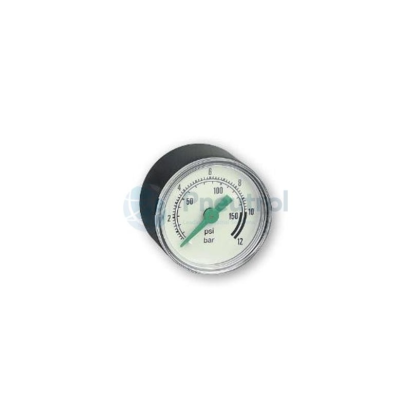 NUMATICS 34300014 - 0-10 Bar, 40mm Pressure Gauge, Modulair 105, Series 342 FRL Accessories