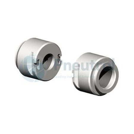 NUMATICS 34307018 - G 1/2, Set Of 2 Connecting Flanges, For Mounting On Pipe, Series 342 FRL Accessories