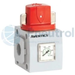 EMERSON AVENTICS G651A2M01010100 - G1/8, 2/2, No Gauge Port, Side Mounting Brackets, Series 651 Shut off Isolation Valve