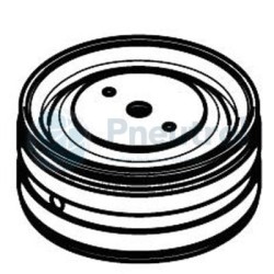 NUMATICS M652AH434213001 - Diaphragm Assembly Repair Kit, NBR Seals, Series 652 Accessories