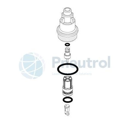 NUMATICS M652AY506952001 - Adjustable Screw Repair Kit, Includes Adjustable Screw, Nuts, Washer & Screws, Series 652 Accessories