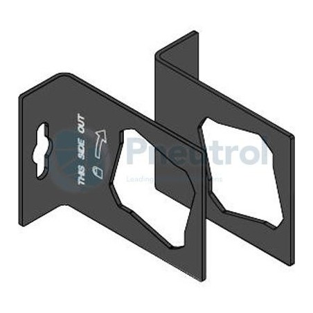 NUMATICS P652AT50386002 - Side Mounting Brackets Kit, Series 652 Accessories