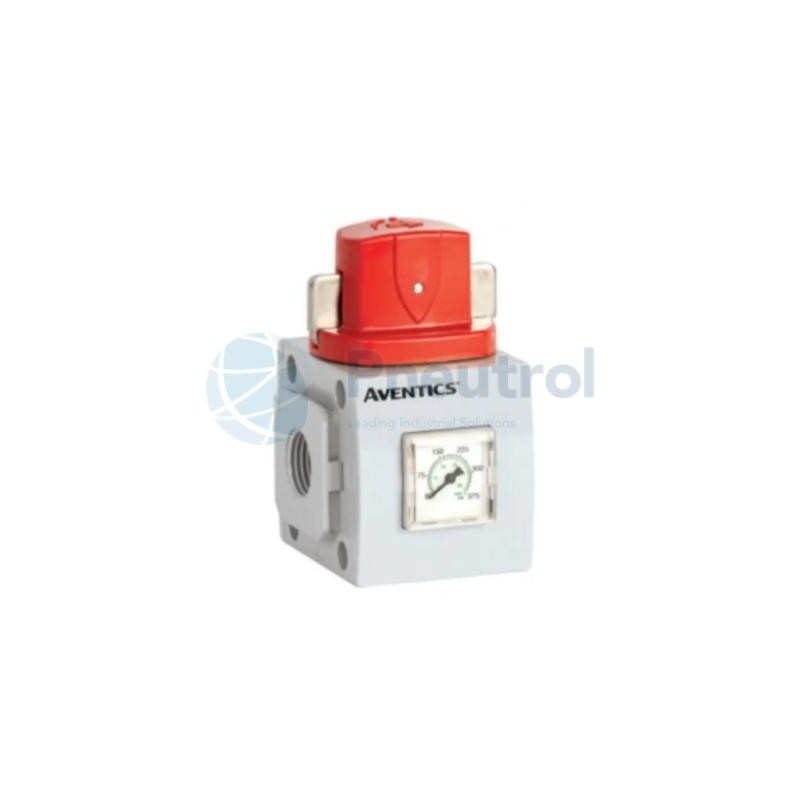 EMERSON AVENTICS G652A2M030A0000 - G3/8, 2/2 Shut-Off Valve, No Gauge Port, Series 652 Shut-Off Isolation Valve