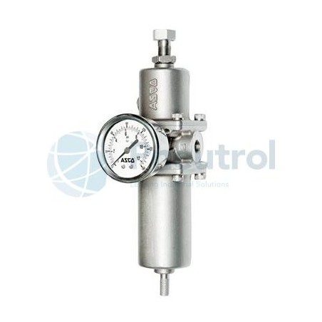 ASCO 342A8001G - NPT1/4, 0-20 Bar, With Gauge, Non-Relief, Series 342 Filter/Regulator