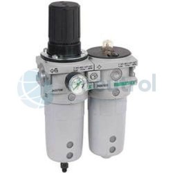 NUMATICS 34207237 - G3/4, Series 342 Filter, Regulator and Lubricator System, Semi-automatic drain without pressure gauge