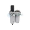 NUMATICS 34207248 - G1 1/2, Series 342 Filter, Regulator and Lubricator System, Manual drain without pressure gauge