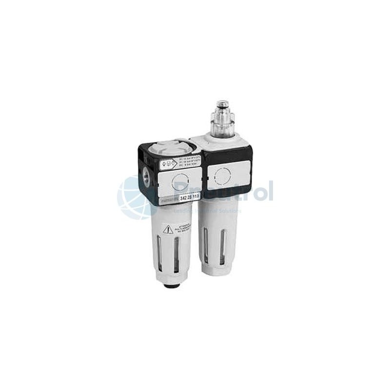 NUMATICS 34225113 - G1/8, Modulair 105, Bowl Without Protector, Flow ANR 830, Series 342 Filter/Lubricators