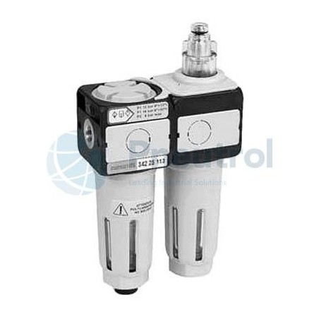 NUMATICS 34225113 - G1/8, Modulair 105, Bowl Without Protector, Flow ANR 830, Series 342 Filter/Lubricators