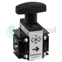 NUMATICS 34303228 - G1/4, 3/2, Modulair 112, Series 343 Manually Operated Isolation Valves