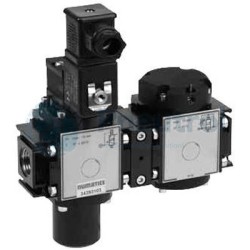 NUMATICS 34303232 - G1/4, Automatic Soft Start, Series 343 Shut-Off Valve & Soft Start Units