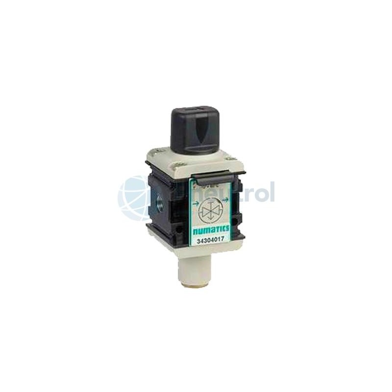 NUMATICS 34304018 - G1/4 Padlockable 3/2 Isolation Valve, Modulair 107