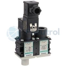 NUMATICS 34394110 - G1/4, 3/2, NC, with solenoid air operated 2/2 soft start device, Modular Type 112