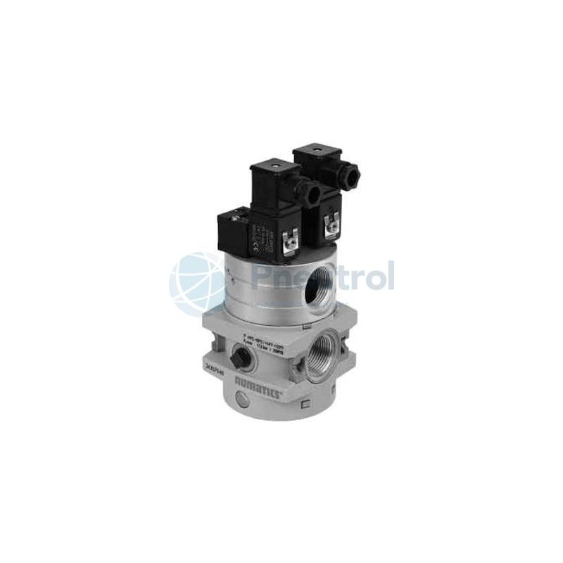 NUMATICS 34397034 - G3/4, 3/2 NC, Solenoid/Air Operated, Series 343 Shut-Off Valve & Soft Start Units