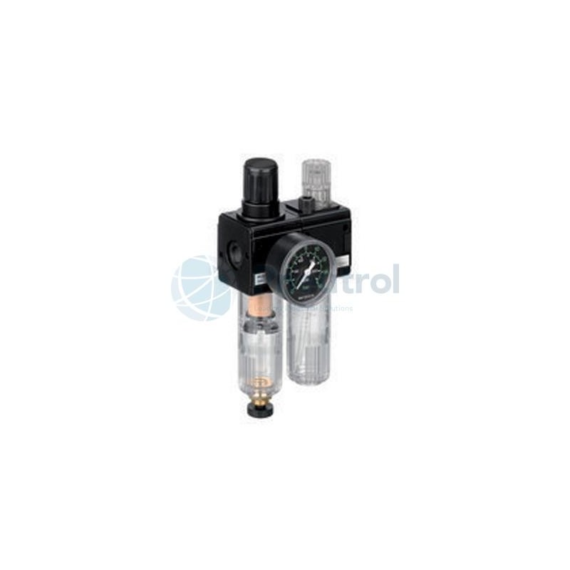 AVENTICS - 0821300503 - Maintenance unit, 2-part, Series NL4-ACD (NL4-ACD-G012-GAU-100-PNB-AO-05,00-ON)