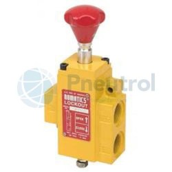 NUMATICS VL32G04Y - G1/2, Manual lockout Valve, Aluminium Alloy, Lockout Series