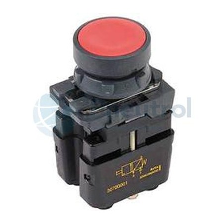 ASCO 88130738 - Black Key Operated Button, Key Removal at 0and 1